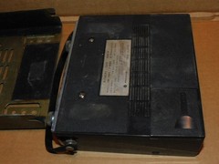 Vintage Hitachi Car AM FM Radio KM-1001R AS IS for Parts Repair