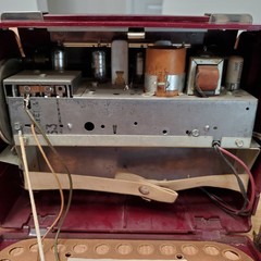 Very RARE Vintage 1953 Motorola Tube Radio Model 63L2 Working Maroon