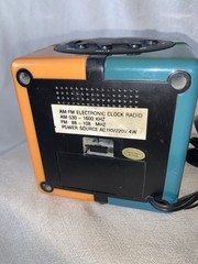 D530 Vtg 1990s GPX Gran Prix Radio Alarm Clock Rubik Simon Multi-Color CUBE EUC