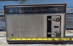 VTG Panasonic Solid State FM-AM 2-Band Radio Model RE-7329 MCM Japan