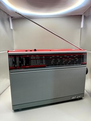 VEF 214 Vintage Soviet USSR Portable Transistor Radio LW MW SW FM Tested Working