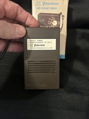Emerson Am Pocket Radio Vintage Tested Works Good