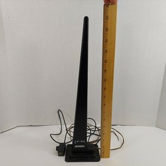 Vintage Jensen AM FM Radio Antenna Indoor Stereo Plastic Tabletop Tower 17&Prime;