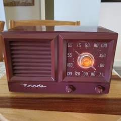 VTG 1949 Motorola Radio Model 58GI NICE /Working /Recapped See Video/Description