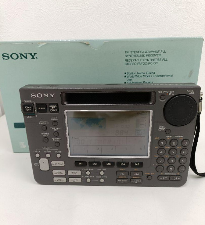 SONY ICF-SW55 FM STEREO/LW/MW/SW PLL SYNTHESIZED WORLD BAND RECEIVER Radio