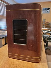 Metz 409/3D 1950’s German Radio Large Tabletop Tube AM FM SW Radio with cover