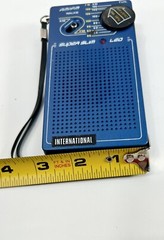 International NL-333 AM/FM Pocket Receiver Radio Hong Kong Tested Vintage