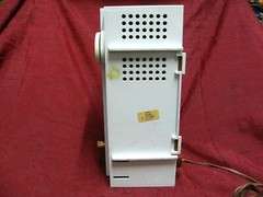 Vintage MCM light blue Zenith K511B Tube clock AM table Radio Has Loud Hum
