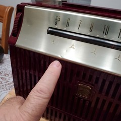 Very RARE Vintage 1953 Motorola Tube Radio Model 63L2 Working Maroon