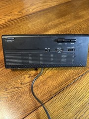 Vintage Windsor AM/FM Alarm Clock Radio Cassette Player Model 2550 Black Working