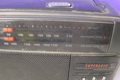 Vintage GE Super Radio Model 7-2887A FM/AM Wide Band Radio Tested WORKING