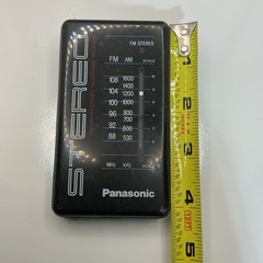 Panasonic RF-422 Vintage AM/FM Stereo Pocket Radio Receiver Tested Works Ja