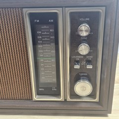 Vintage Sony TFM-9450W AM/FM Radio Woodgrain Tabletop Radio Works Read Desc