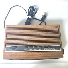 GE Analog Alarm Clock AM/FM Radio 7-4625C Vintage Tested