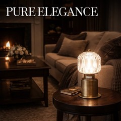 Fuse Soluna Crystal Bluetooth Speaker Lamp w/ Bluetooth & Hand Polished Prism
