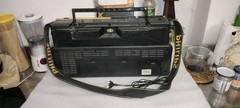 Vintage Philips Model Type D 8304/02 Boombox Portable Stereo Radio To Test