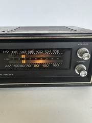 Magnavox 1R1773 Flip Clock Radio – MCM Wood Grain – WORKING Rare