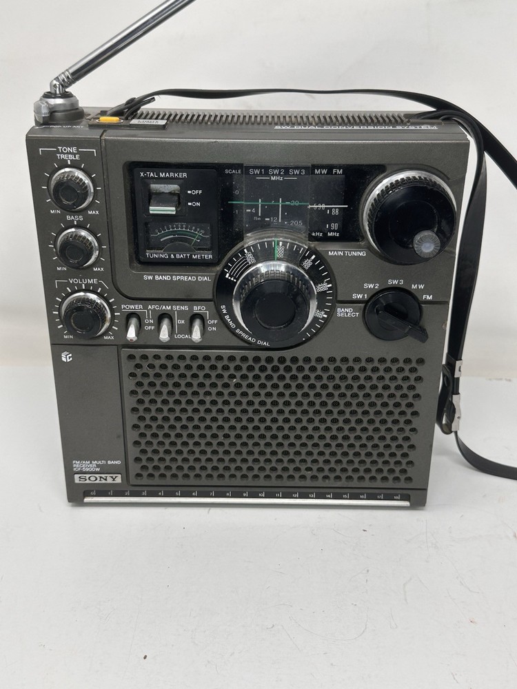 Sony ICF-5900W Radio FM MW SW1 SW2 SW3 Multi 5 Band Receiver Japan