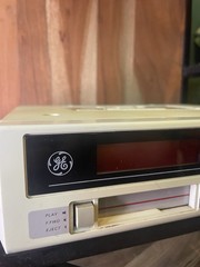Vtg GE Spacemaker Under Cabinet AM/FM Radio Cassette Player