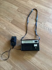 VTG Panasonic Radio(Matsushita) with adapter, strap, case. plz read