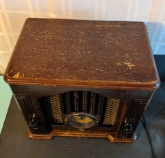 GE Classic Radio Player 7-4135A AM/FM Vintage Wood Cassette Tombstone Retro 80s