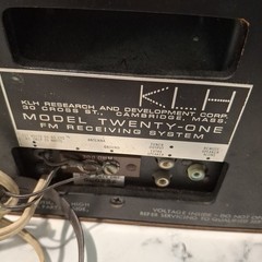 KLH Model Twenty One 21 FM Radio WORKS!