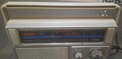 VINTAGE LENOXX SOUND MODEL PR-36 AM/FM/TV/WEATHER 4 BAND PORTABLE RADIO GOOD