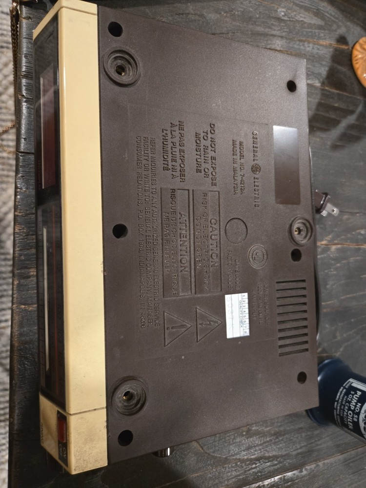 GE Spacemaker Radio Tested