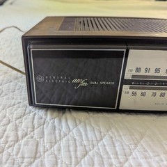Vtg General Electric T285C Desktop Radio – AM/FM Dual Speaker Tested Working