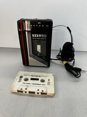 Vintage GE Portable Cassette Player/AM-FM Radio Model 3-5472B Tested Works Great