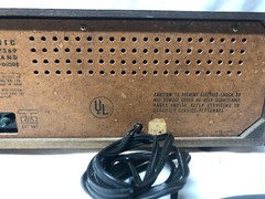 Panasonic RE-7369 Vintage FM-AM 2-Band Radio Solid State 1970s Wood Case Radio