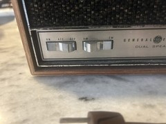 Vintage GE Dual Speaker AM/FM General Electric Radio Model T2250-H