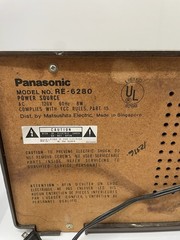 Panasonic AM/FM Radio Model RE-6280 Vintage Tested Retro