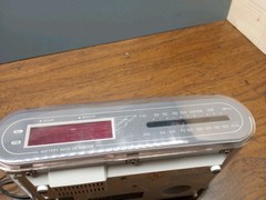 Gran Prix GPX Digital Vintage Alarm Clock Radio Cassette Tape Works Used
