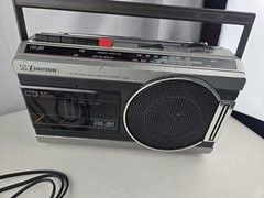 Emerson FM/AM 2-Band Radio Cassette Recorder MODEL#K3663 Tested & Working