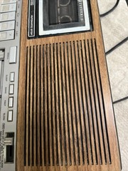 Vintage GE General Electric 7-4975B AM/FM/Cassette Tape Clock Radio Recorder