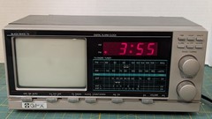 GPX Black and White TV Alarm Clock Model TV-2 1985