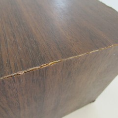 Vintage 1960&rsquo;s KLH Model Twenty One 21 FM Table Radio Wood Veneer Cabinet Works