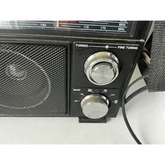 Rhapsody Vintage Multiband Radio Receiver AM FM CB SW Air WB Black Portable