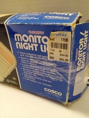 Vintage Cosco Nursery Monitor Night Light NOS 80s/90s? Working Great!