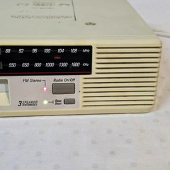 Vintage GE Spacemaker Under Cabinet AM/FM Stereo Radio Cassette Player Tested…