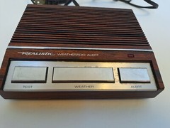 REALISTIC Weather Radio Vintage Alert III Model 12-140 Tested Works