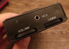 ~Vintage Black Pierre Cardin FM Radio Receiver~ (Headphones Box & Receiver ONLY)