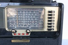 ZENITH Trans Oceanic Portable Radio Wave Magnet A600 BURGESS Needs Work
