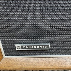 Panasonic RE-7259 FM-AM 2-Band Desktop Tabletop Wood Radio Vintage 1975 TESTED
