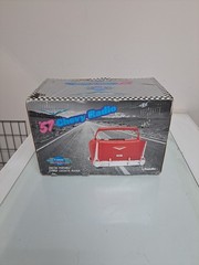 Vintage Randix Red 57 Chevy AM FM Portable Stereo Cassette Player Radio 1957