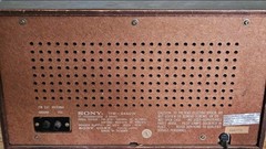 Vintage Wooden SONY AM/FM Table Radio TFM-9450W Tested & Working 100 complete