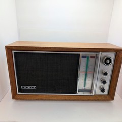Panasonic RE-7259 FM-AM 2-Band Desktop Tabletop Wood Radio Vintage 1975