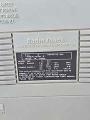 Vtg Radio Shack Realistic 12-625 Portable AM/FM Radio Working Condition A07