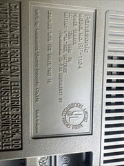 PANASONIC RF-1104 Portable Radio TV Band Sound AC-Batt Japan Vintage 1977 Works
